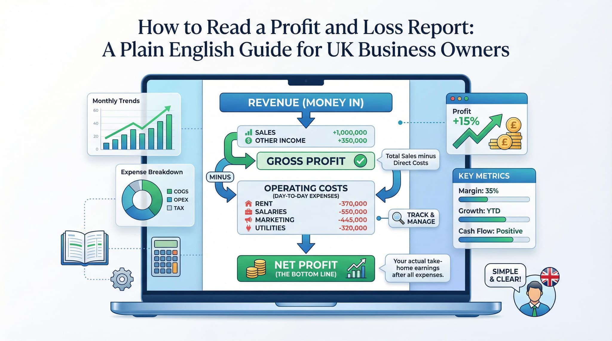 How to Read a Profit and Loss Report: A Plain English Guide for UK Business Owners